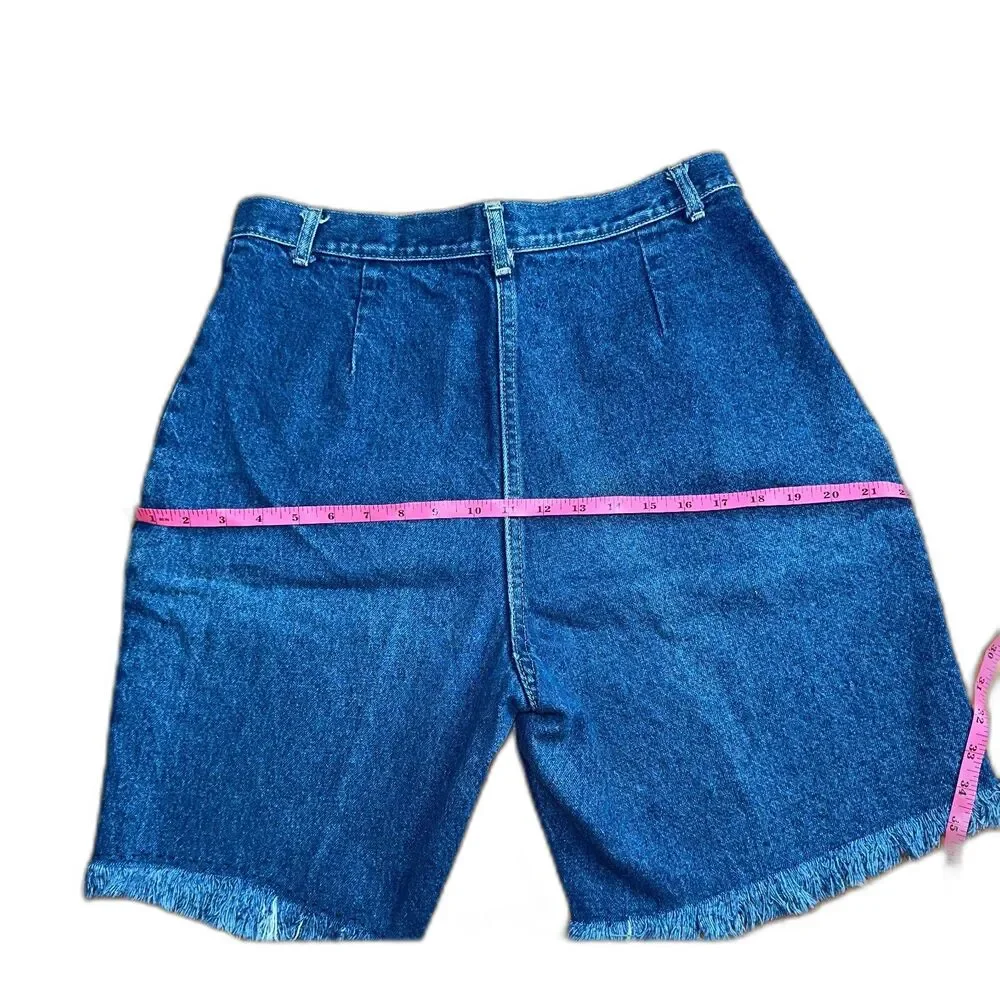Vintage 70s Women's Denim, Natchez, Cut-off Jean Shorts,‎ Made in USA, High-rise